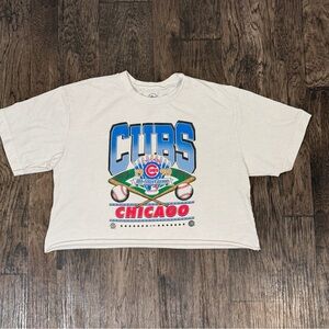 47 Brand White and Blue Graphic Tee